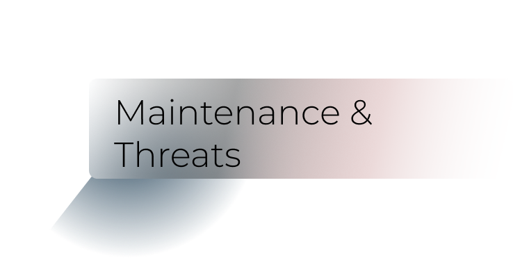 maintenance and threats